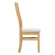 Arlington Dining Set - 4-6 Seater - 120cm-155cm - Oak - with 4 Slatted Back Dining Chairs