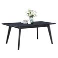 Carrington Extending Dining Set - 4-6 Seater - 140cm-180cm - Black Oak