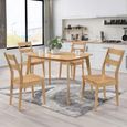Lexington Dining Set  4 Seater  120cm  Light Oak