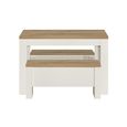 Highgate Dining Set - 2 Seater - 118cm - with 2 Benches - Cream Painted