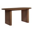 Axel Oval Dining Set - 6 Seater - 160cm - with 2 Benches - Walnut Fluted