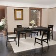 Elmhurst Dining Set - 6 Seater - 180cm - Black - 6 Chairs