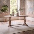 Cannes Dining Set - 8 Seater - 202cm - 8 Chairs - Timber Wood