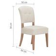 Cannes Dining Set - 8 Seater - 202cm - 8 Chairs - Timber Wood