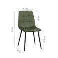 Axel Dining Set - 120cm - 4 Seater - Round - Fluted - Oak - 4 Chair