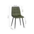Axel Dining Set - 160cm - 6 Seater - Oval - Fluted - Walnut - 4 Chair