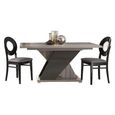 Bagni Extending Dining Set with 4 Oval Back Dining Chair