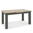 Oakham Scandi Oak Extending Dining Table Set - 4-6 Seater - 152cm-192cm - 4 Eriksen Grey Velvet Chairs