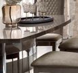 Platinum Dining Set - Silver - Butterfly Extending - with Dama Nabuk Chairs