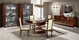 Roma Dining Set - Butterfly Extending - Walnut - with Rombi Leather Chairs - Variant Available