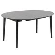 Montreux Round Dining Set - 4 Seater - 115cm - Black - with 4 Ida Spindle Dining Chairs