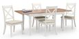 Provence Extending Dining Set - 190cm-230cm - 6-8 Seater - Grey
