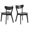 Roxby Round Dining Set - 4 Seater - 105cm - Black