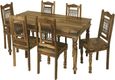 Thacket Sheesham Wood 6 Seater Dining Set with 6 Chairs