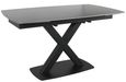 Vernal Extending Dining Table - 4-8 Seater - 140cm-200cm - Grey Sintered Stone