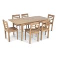 Wadsworth Oak 4-6 Seater Extending Dining Table - 140cm-180cm