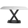 Vernal Dining Table - 4 Seater - 130cm - White Sintered Stone