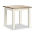 Modern Flip Top Dining Table - 2-6 Seater - 85cm-170cm - White Painted