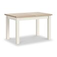 Modern Extending Dining Table - 4-6 Seater - 120cm-160cm - White Painted