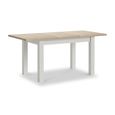 Modern Extending Dining Table - 4-6 Seater - 120cm-160cm - Grey Painted