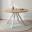 Bristol Round Dining Table - 4 Seater - 120cm - Oak