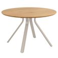 Bristol Round Dining Table - 4 Seater - 120cm - Oak