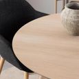 Townsville Round Dining Table - 2 Seater - 100cm - White Oak