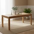 Thurlestone Curved Oak - Extending Dining Table - 6-8 Seater - 150cm-200cm
