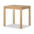 Thurlestone Curved Oak - Bistro Dining Table - 2 Seater - 80cm
