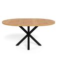 Heaven Butterfly Extending Dining Table - 4-6 Seater - 120cm-160cm - Oak - with Star Legs