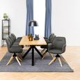 Heaven Dining Table - 8 Seater - 220cm - Oak - with Star Legs