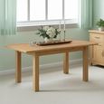 New Trinity Extending Dining Table - 4-6 Seater - 120cm-165cm - Natural Oak