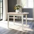 Marlow Round Extending Dining Table - 120cm-155cm - 4-6 Seater - White