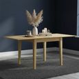 Bath Extending Dining Table - 85cm-170cm - 2-6 Seater - Oak