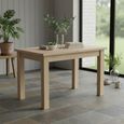 Modern Country Oak - Extending Dining Table - 4-6 Seater - 120cm-160cm