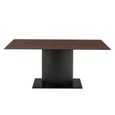 Marbella Dining Table - 8 Seater - Pedestal - 200cm - Rusty Brown Ceramic