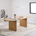 Christo Dining Table - 8 Seater - Fluted - 220cm - Oak