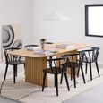Christo Dining Table - 8 Seater - Fluted - 220cm - Oak