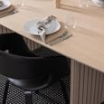 Christo Dining Table - 8 Seater - Fluted - 220cm - White Oak