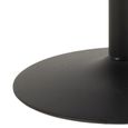Ibiza Round Dining Table - 4 Seater - 110cm - Black
