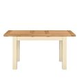 Lundy Extending Dining Table - 4-6 Seater - 120cm-153cm - Ivory Painted