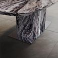 Saronno 6 Seater Grey Marble Dining Table - Sizes Available