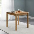 Coxmoor Dining Table - 75cm - 2 Seater - Square - Oak