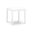 Rufford Extending Dining Table - 2-4 Seater - 80cm-120cm - White