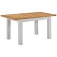 Lundy Extending Dining Table - 4-6 Seater - 120cm-153cm - Grey Painted