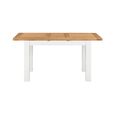 Lundy Extending Dining Table - 4-6 Seater - 120cm-153cm - White Painted