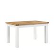 Lundy Extending Dining Table - 4-8 Seater - 132cm-198cm - White Painted