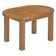 Original Oval Extending Dining Table - 4-6 Seater - 130cm-170cm - Rustic Oak