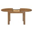Original Oval Extending Dining Table - 4-6 Seater - 130cm-170cm - Rustic Oak
