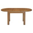 Original Oval Extending Dining Table - 4-6 Seater - 130cm-170cm - Rustic Oak